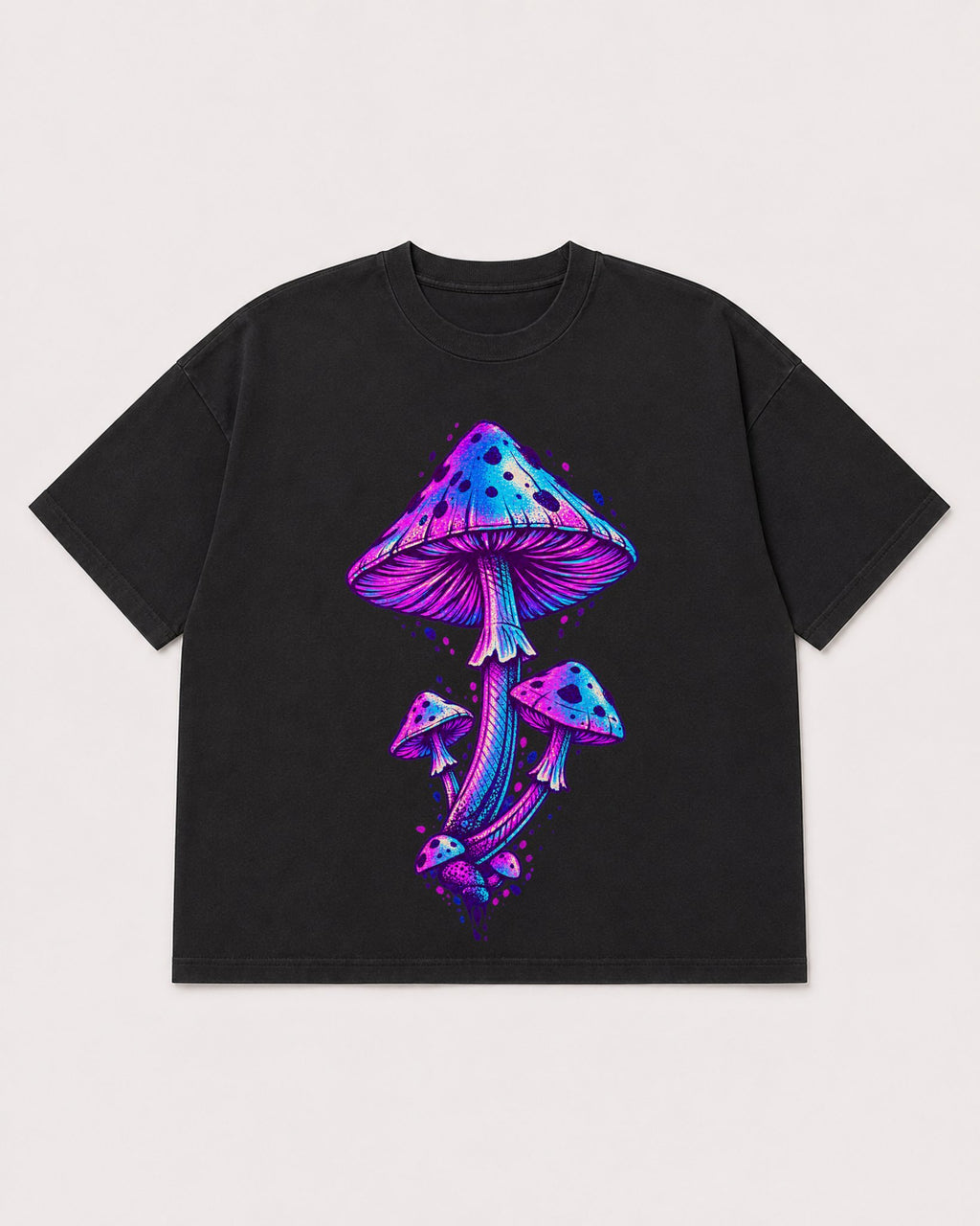 Mockup Boxy Heavyweight Tee Black product