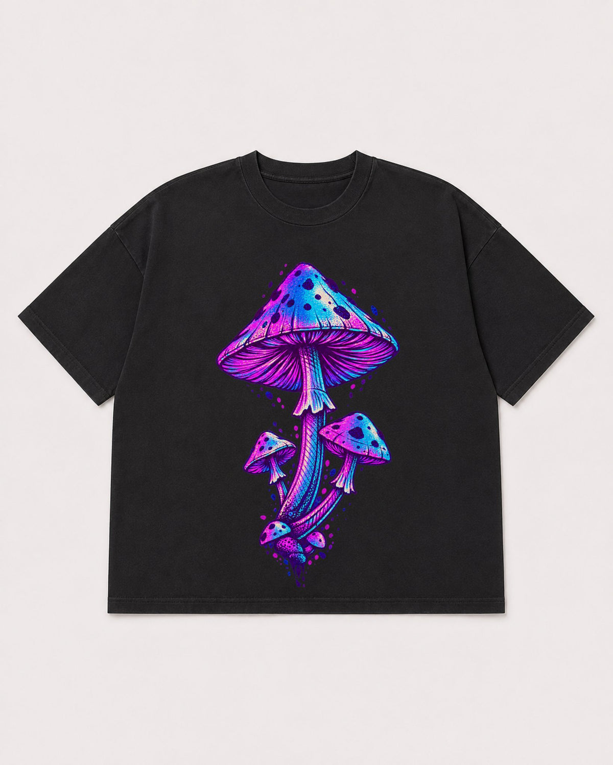 Mockup Boxy Heavyweight Tee Black product