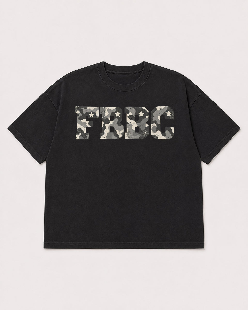 Mockup Boxy Heavyweight Tee Black product