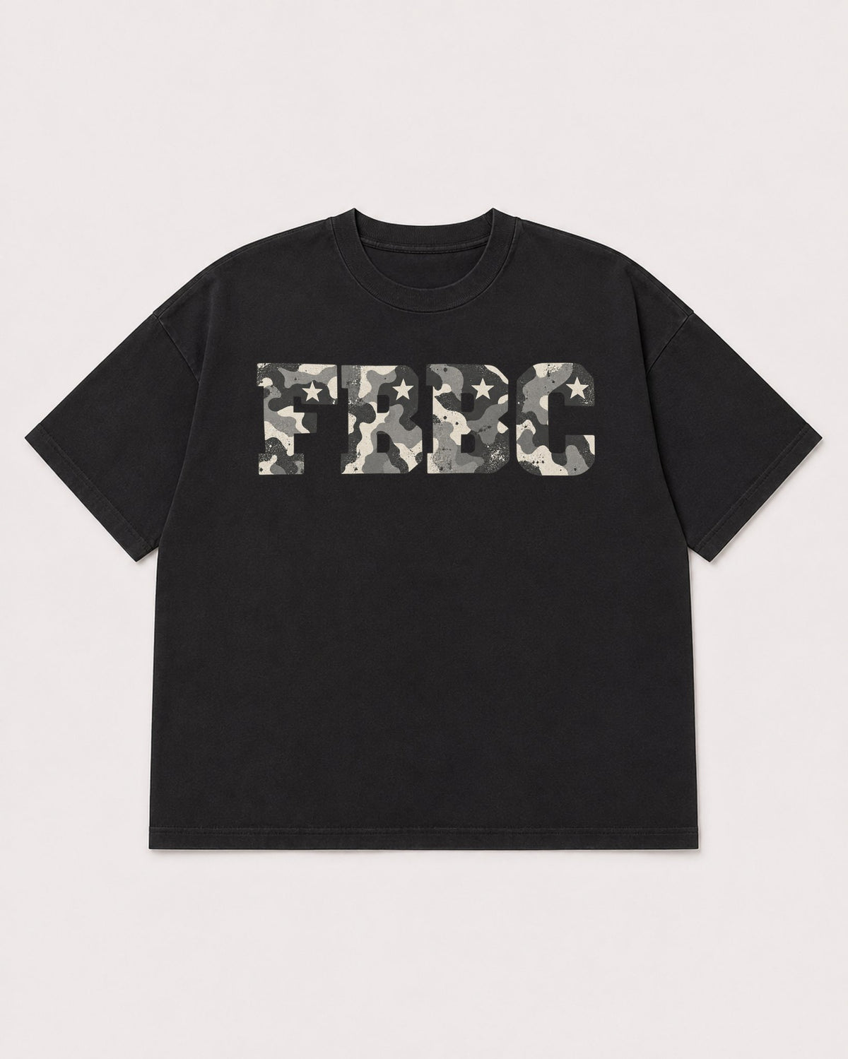 Mockup Boxy Heavyweight Tee Black product