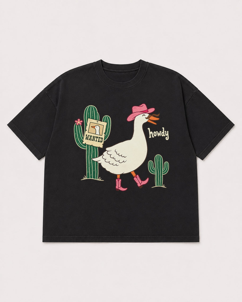 Mockup Boxy Heavyweight Tee Black product