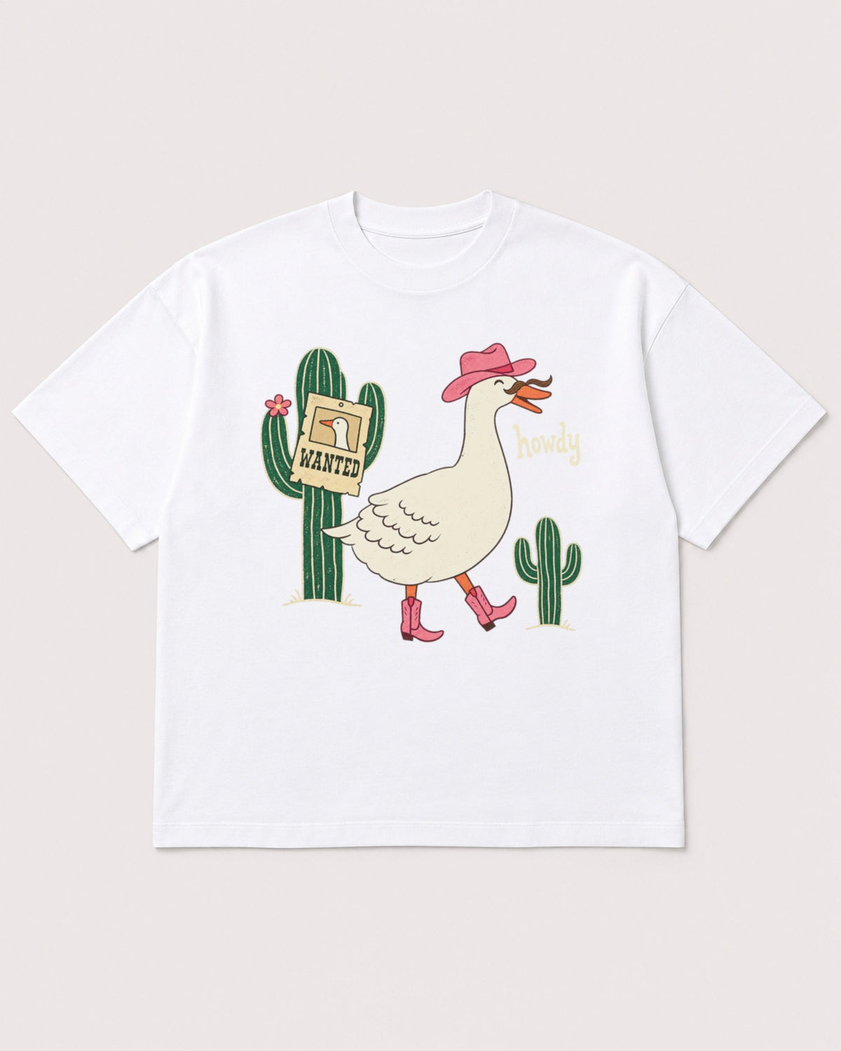 Mockup Boxy Heavyweight Tee White product