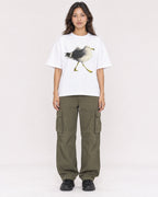 Mockup Boxy Heavyweight Tee White female full-body 02