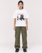 Mockup Boxy Heavyweight Tee White female full-body 42