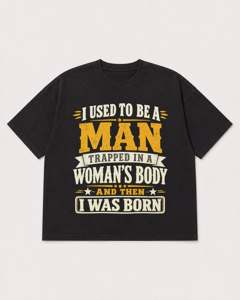 Mockup Boxy Heavyweight Tee Black product