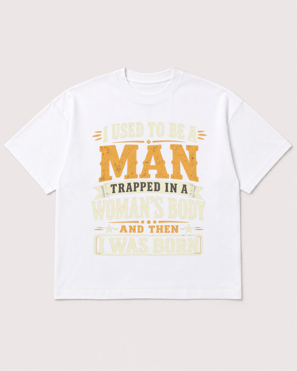 Mockup Boxy Heavyweight Tee White product
