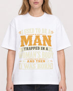 Mockup Boxy Heavyweight Tee White female close-up 49