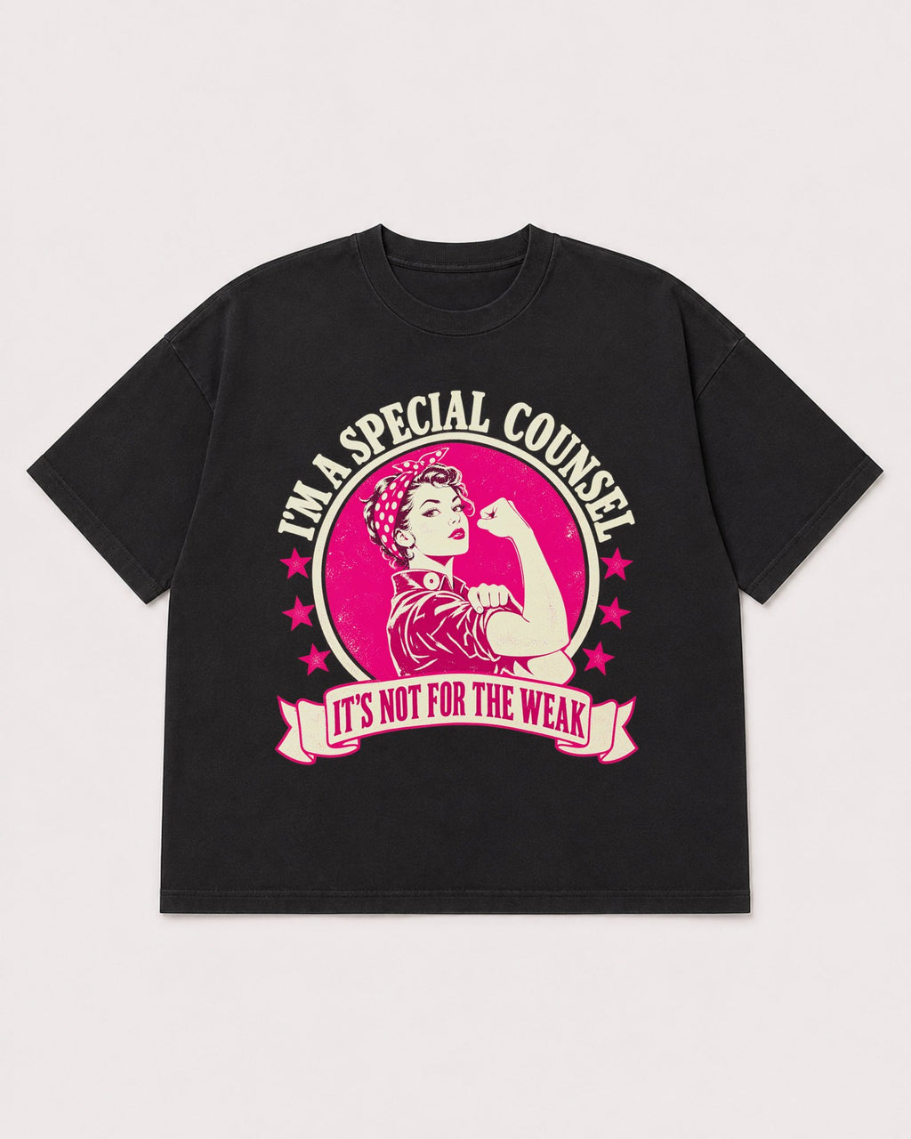 Mockup Boxy Heavyweight Tee Black product