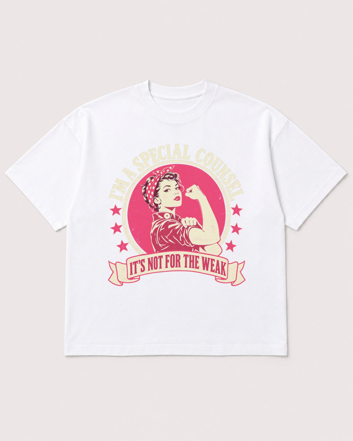Mockup Boxy Heavyweight Tee White product