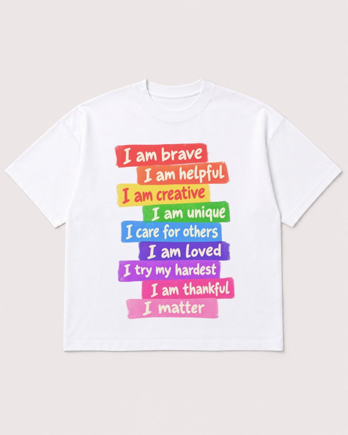 Mockup Boxy Heavyweight Tee White product