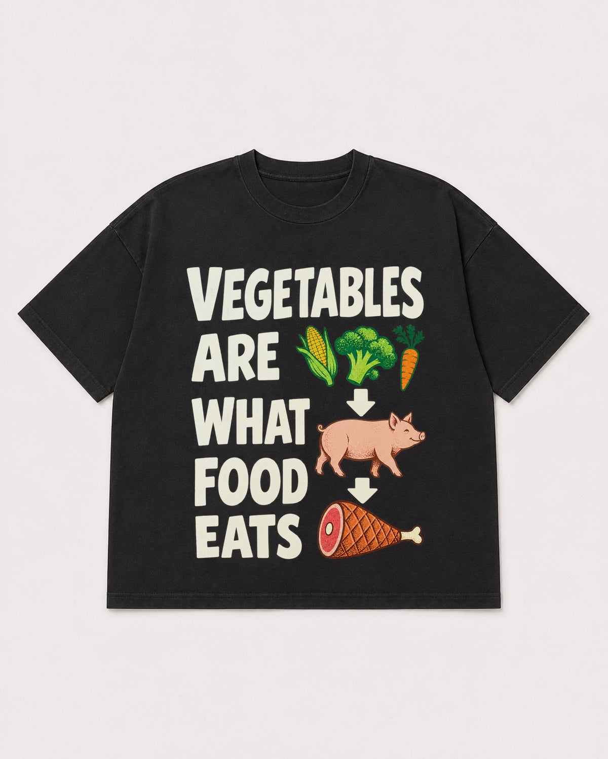 Mockup Boxy Heavyweight Tee Black product