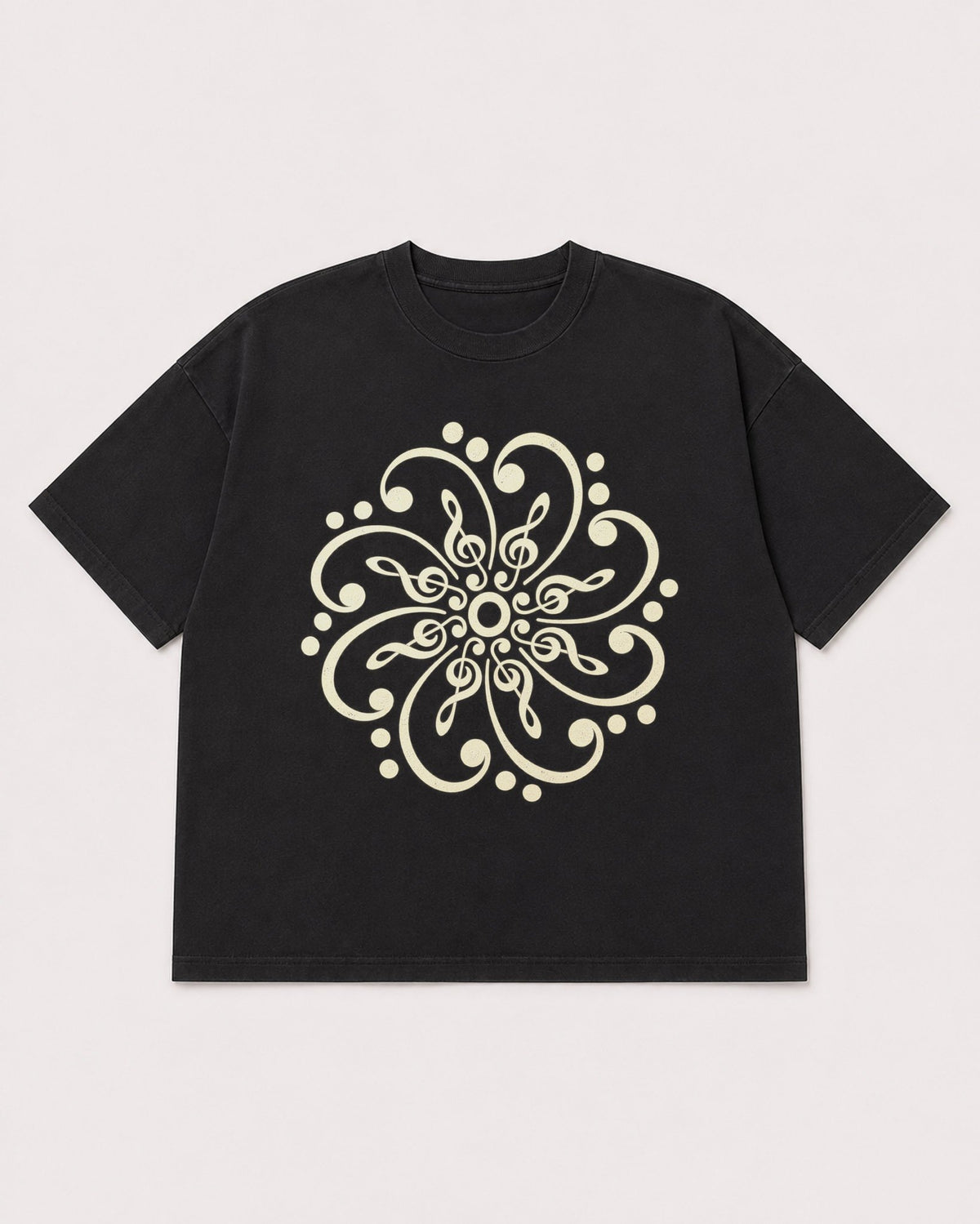 Mockup Boxy Heavyweight Tee Black product