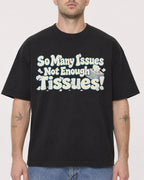 Mockup Boxy Heavyweight Tee Black male close-up 18