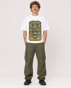 Mockup Boxy Heavyweight Tee White male full-body 09