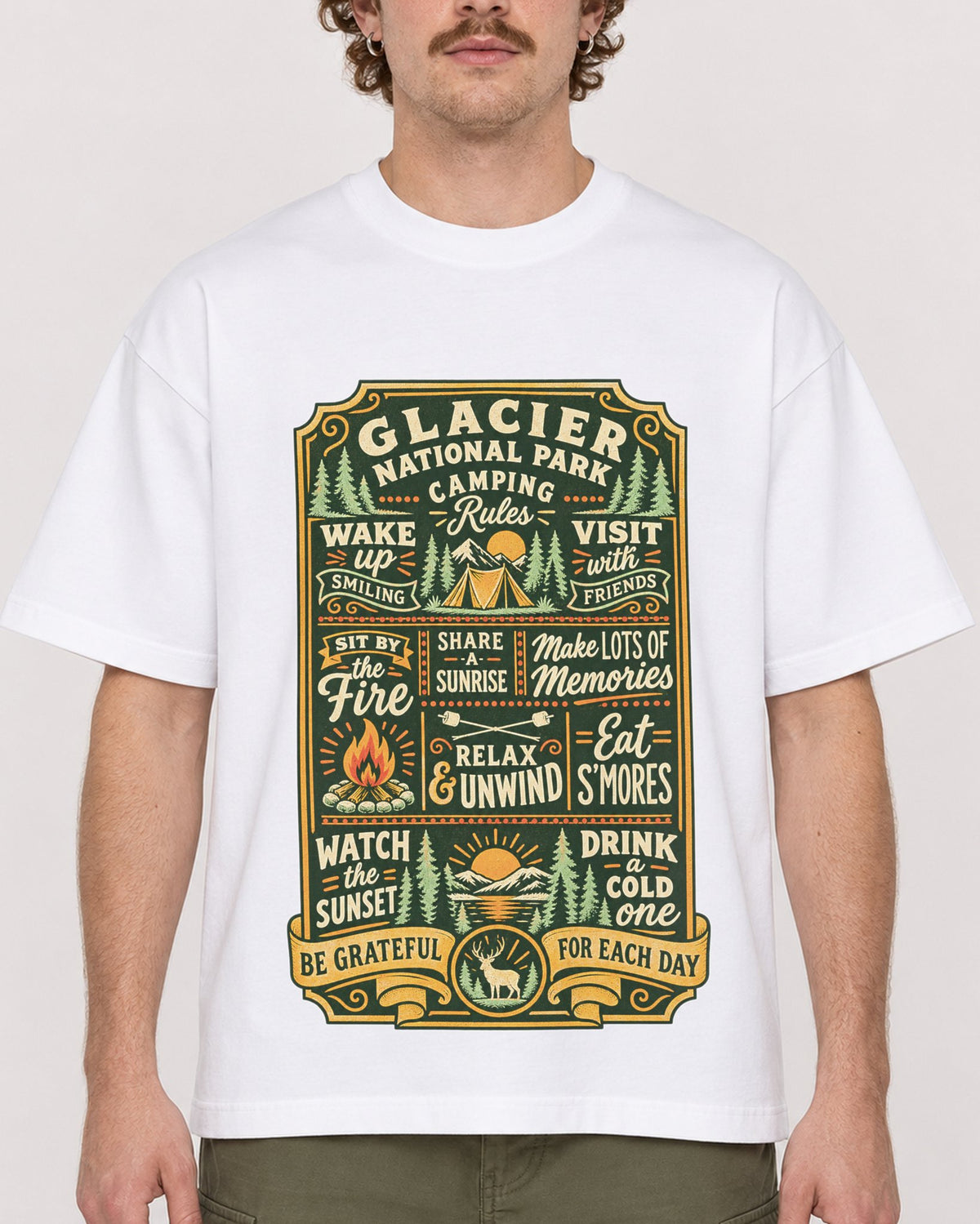 Mockup Boxy Heavyweight Tee White male close-up 09