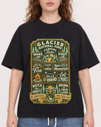 Mockup Boxy Heavyweight Tee Black female close-up 09