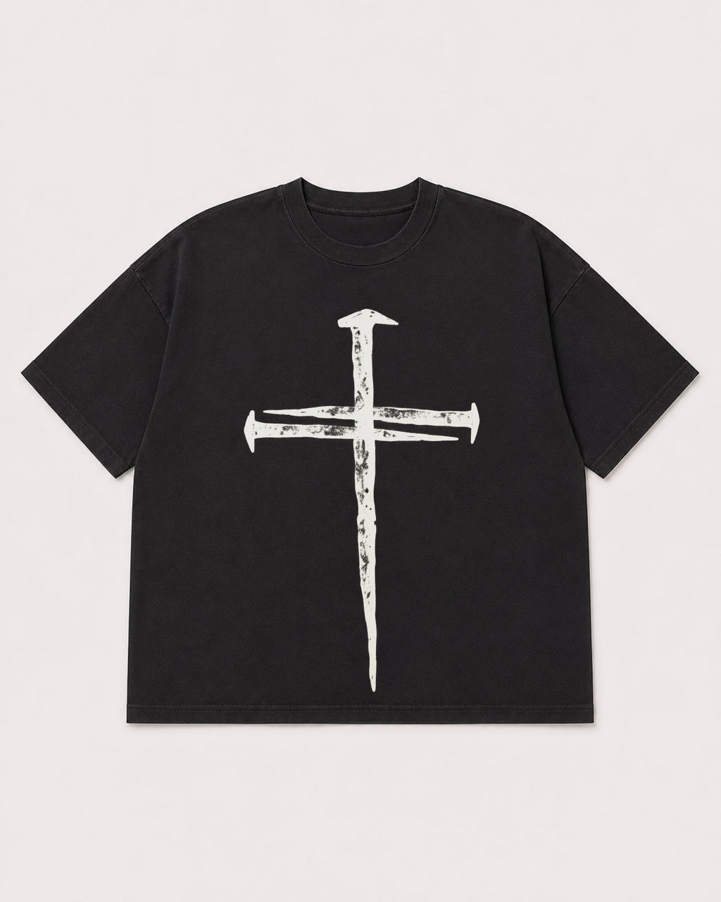 Mockup Boxy Heavyweight Tee Black product