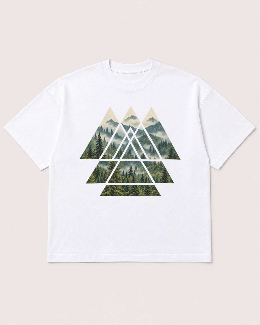 Mockup Boxy Heavyweight Tee White product