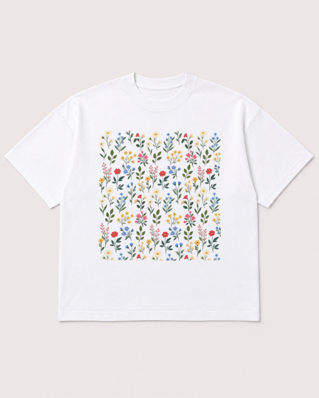Mockup Boxy Heavyweight Tee White product