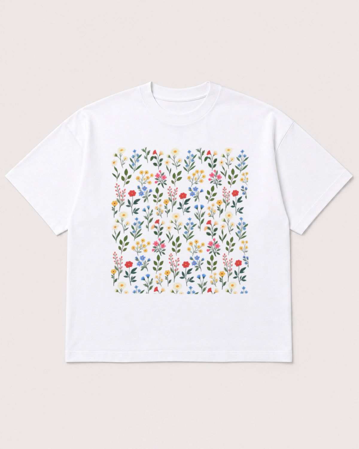 Mockup Boxy Heavyweight Tee White product