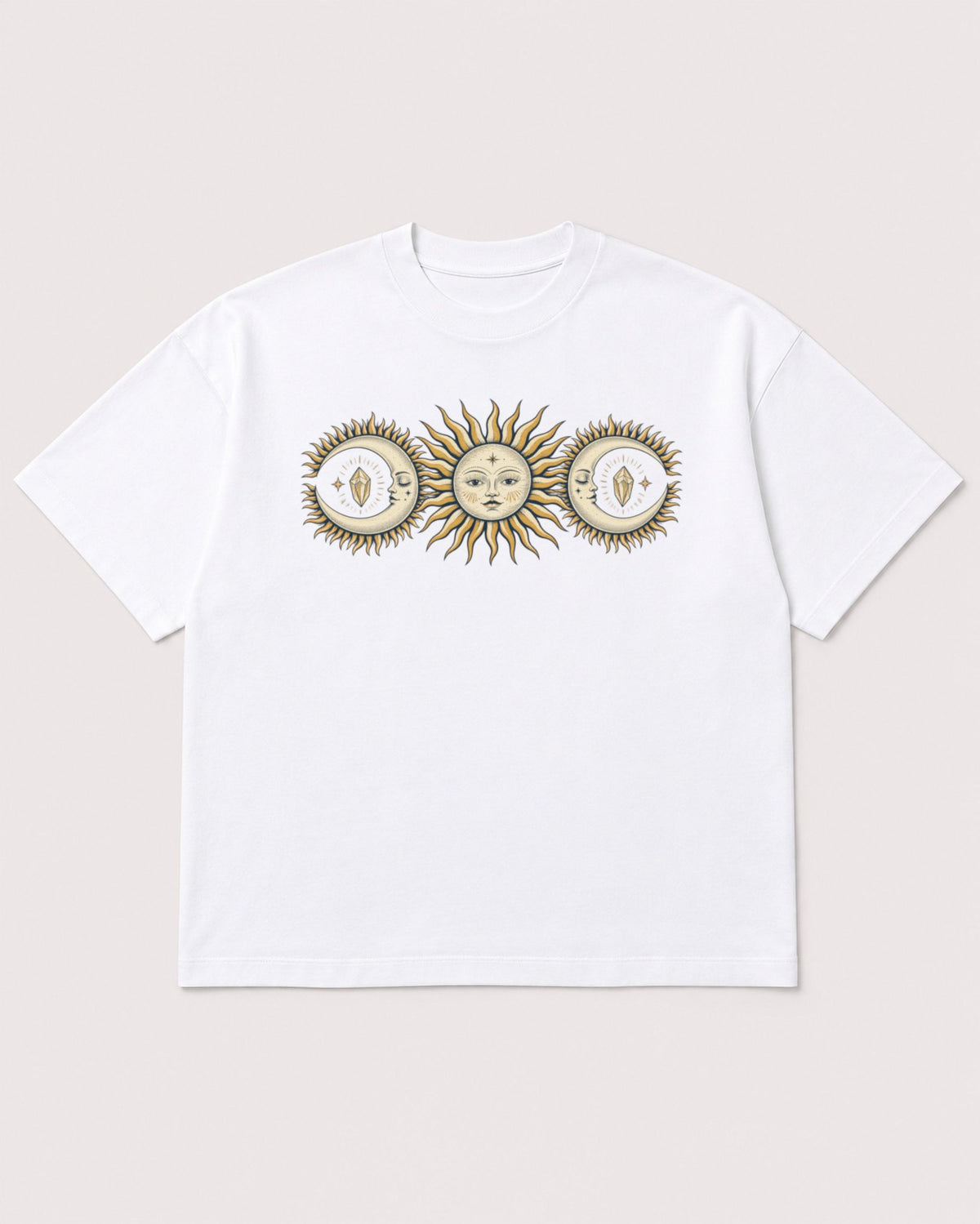 Mockup Boxy Heavyweight Tee White product