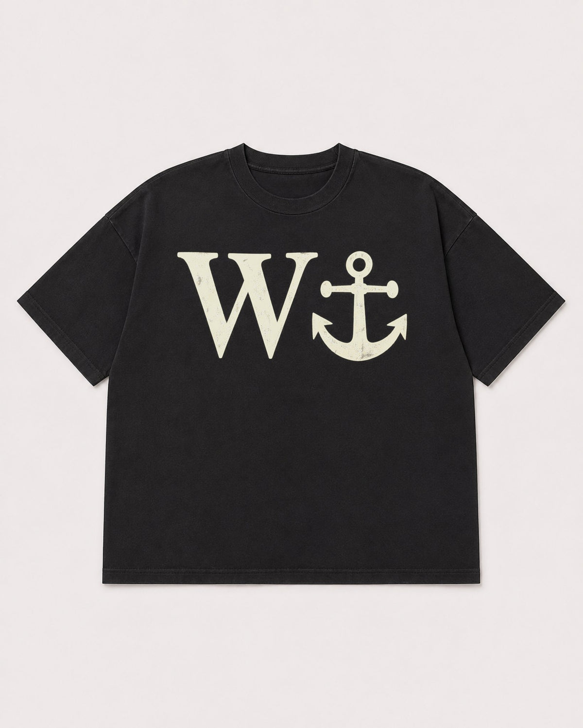 Mockup Boxy Heavyweight Tee Black product