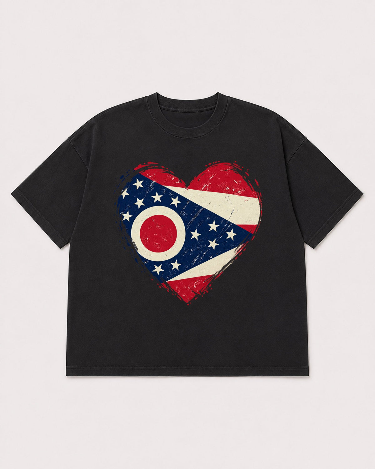 Mockup Boxy Heavyweight Tee Black product