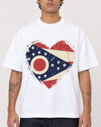 Mockup Boxy Heavyweight Tee White male close-up 06