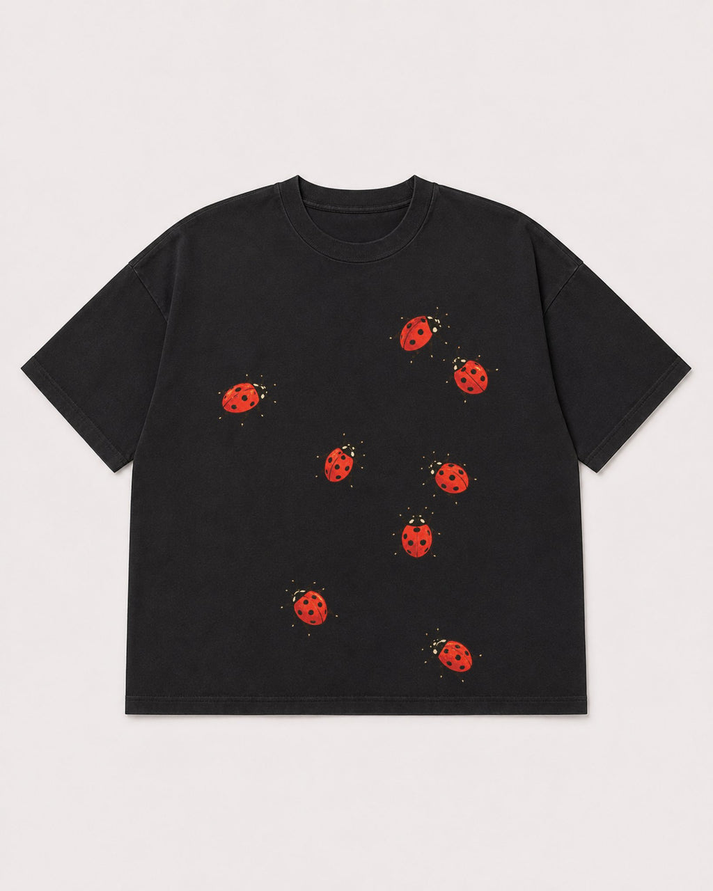 Mockup Boxy Heavyweight Tee Black product
