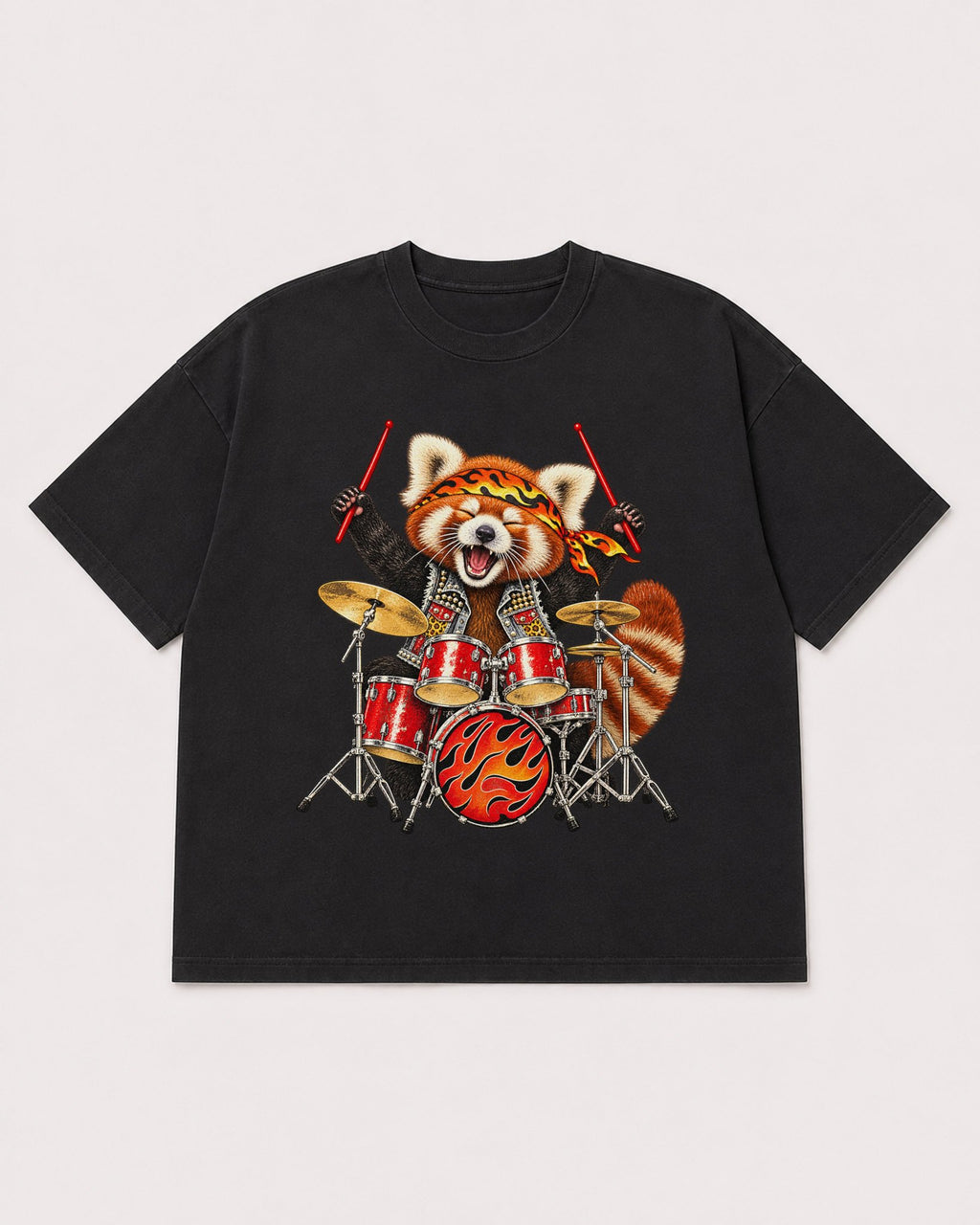 Mockup Boxy Heavyweight Tee Black product