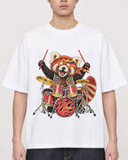Mockup Boxy Heavyweight Tee White male close-up 01