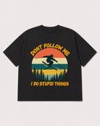 Mockup Boxy Heavyweight Tee Black product