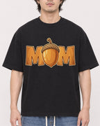 Mockup Boxy Heavyweight Tee Black male close-up 03