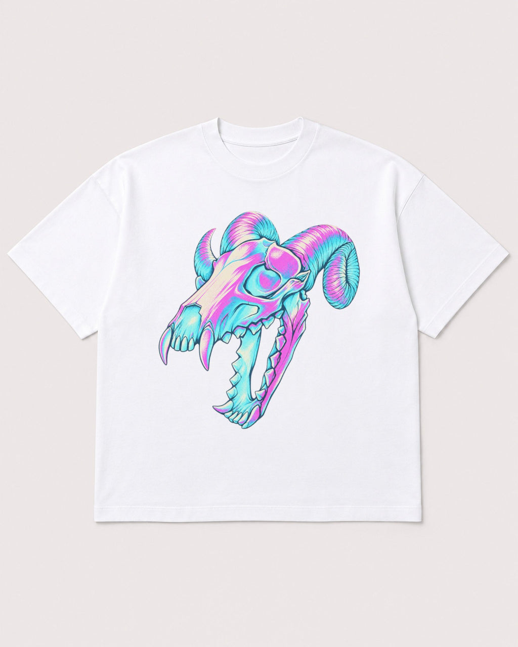 Mockup Boxy Heavyweight Tee White product