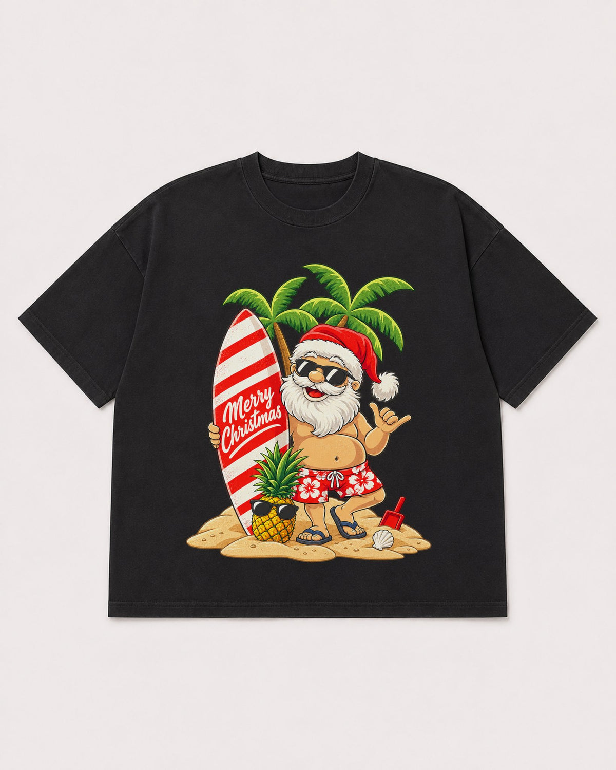 Mockup Boxy Heavyweight Tee Black product
