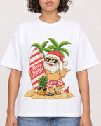 Mockup Boxy Heavyweight Tee White female close-up 40