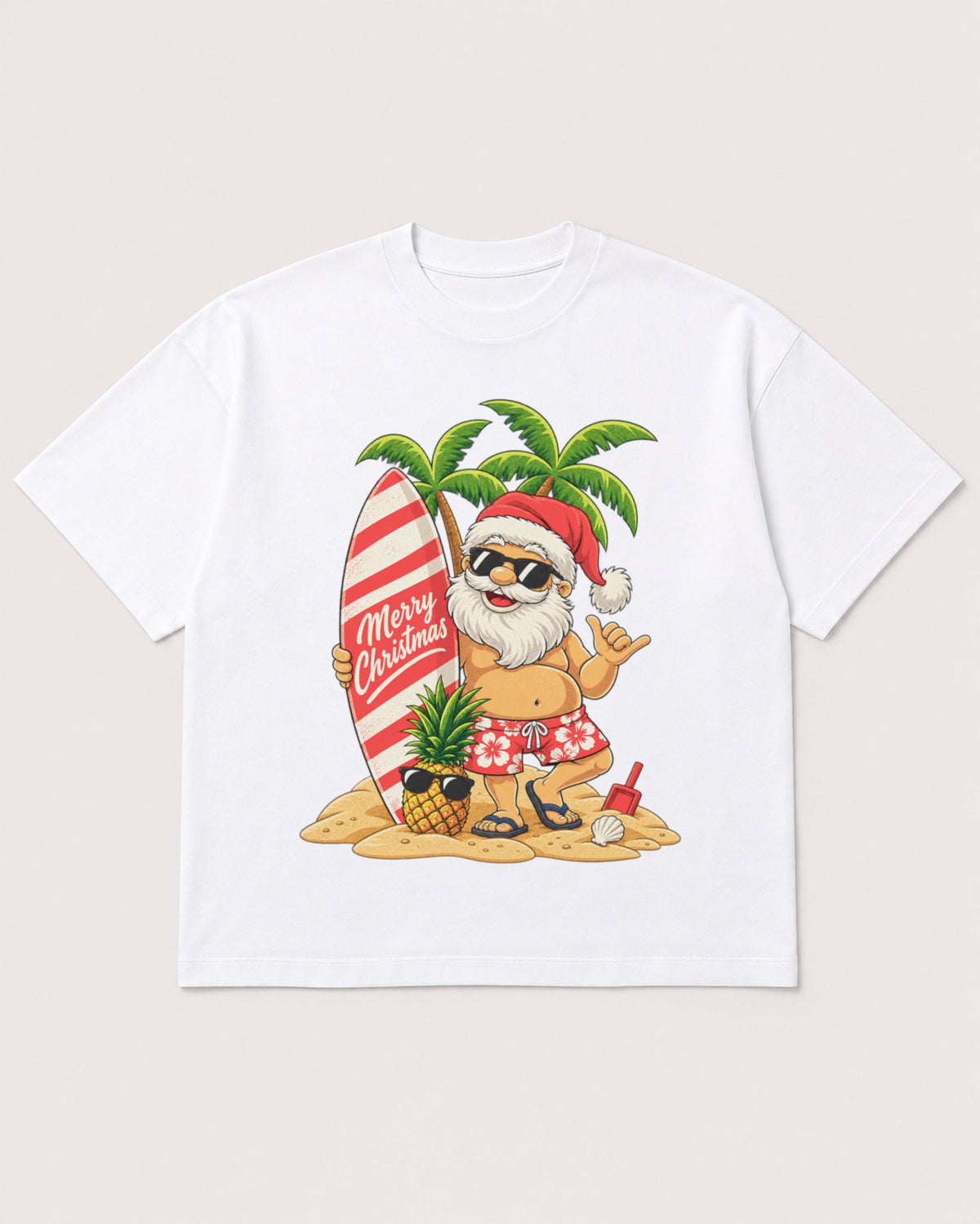 Mockup Boxy Heavyweight Tee White product