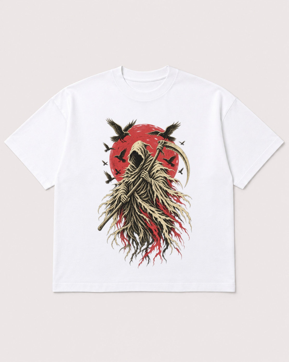 Mockup Boxy Heavyweight Tee White product