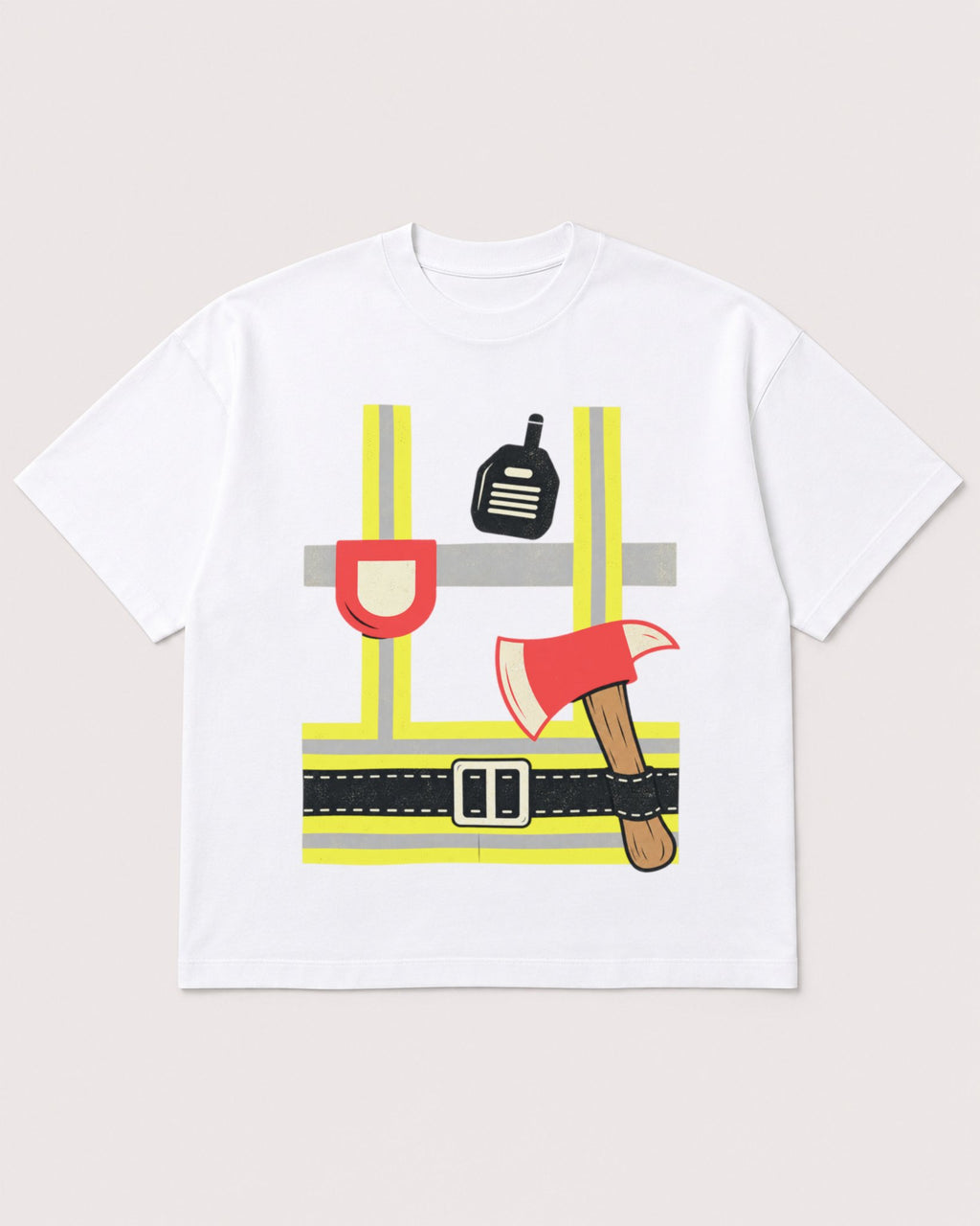 Mockup Boxy Heavyweight Tee White product