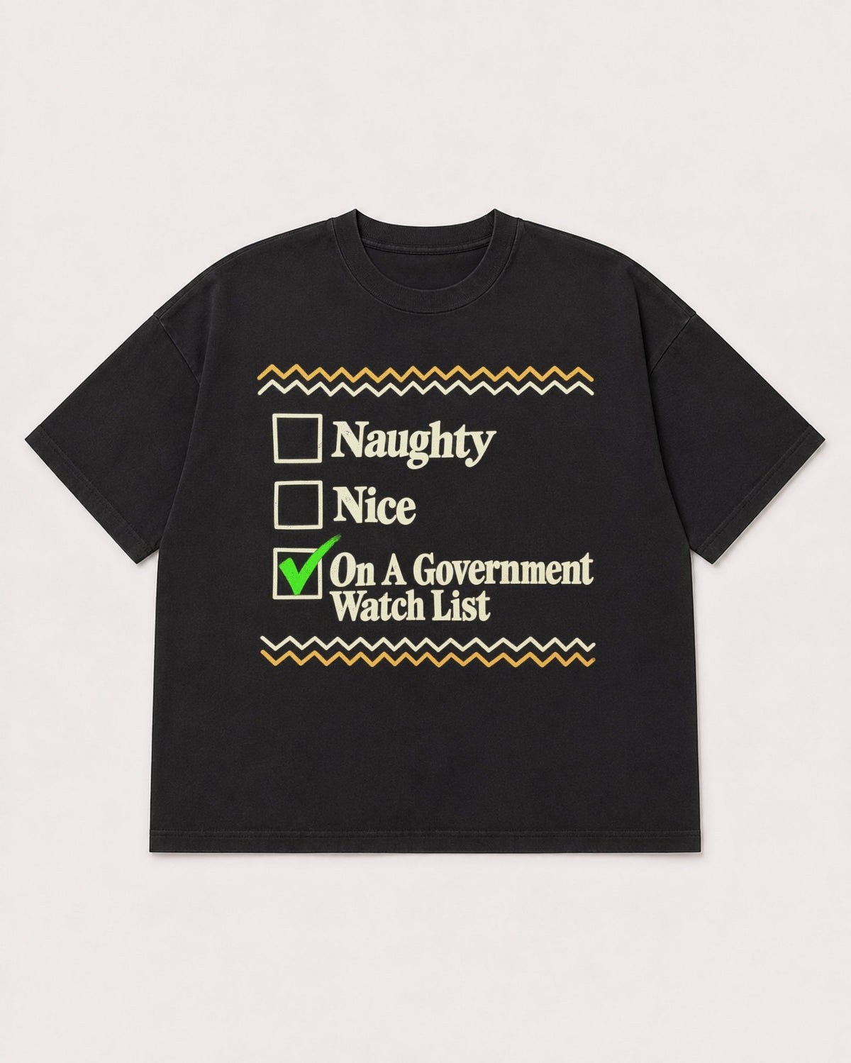 Mockup Boxy Heavyweight Tee Black product