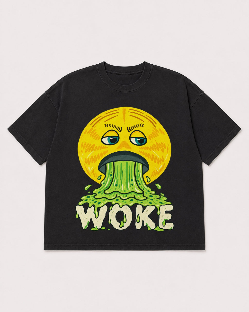 Mockup Boxy Heavyweight Tee Black product