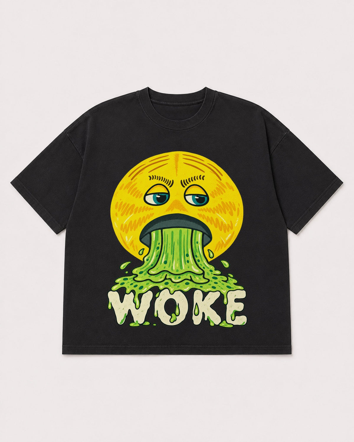 Mockup Boxy Heavyweight Tee Black product
