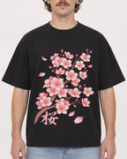 Mockup Boxy Heavyweight Tee Black male close-up 09