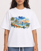 Mockup Boxy Heavyweight Tee White female close-up 06