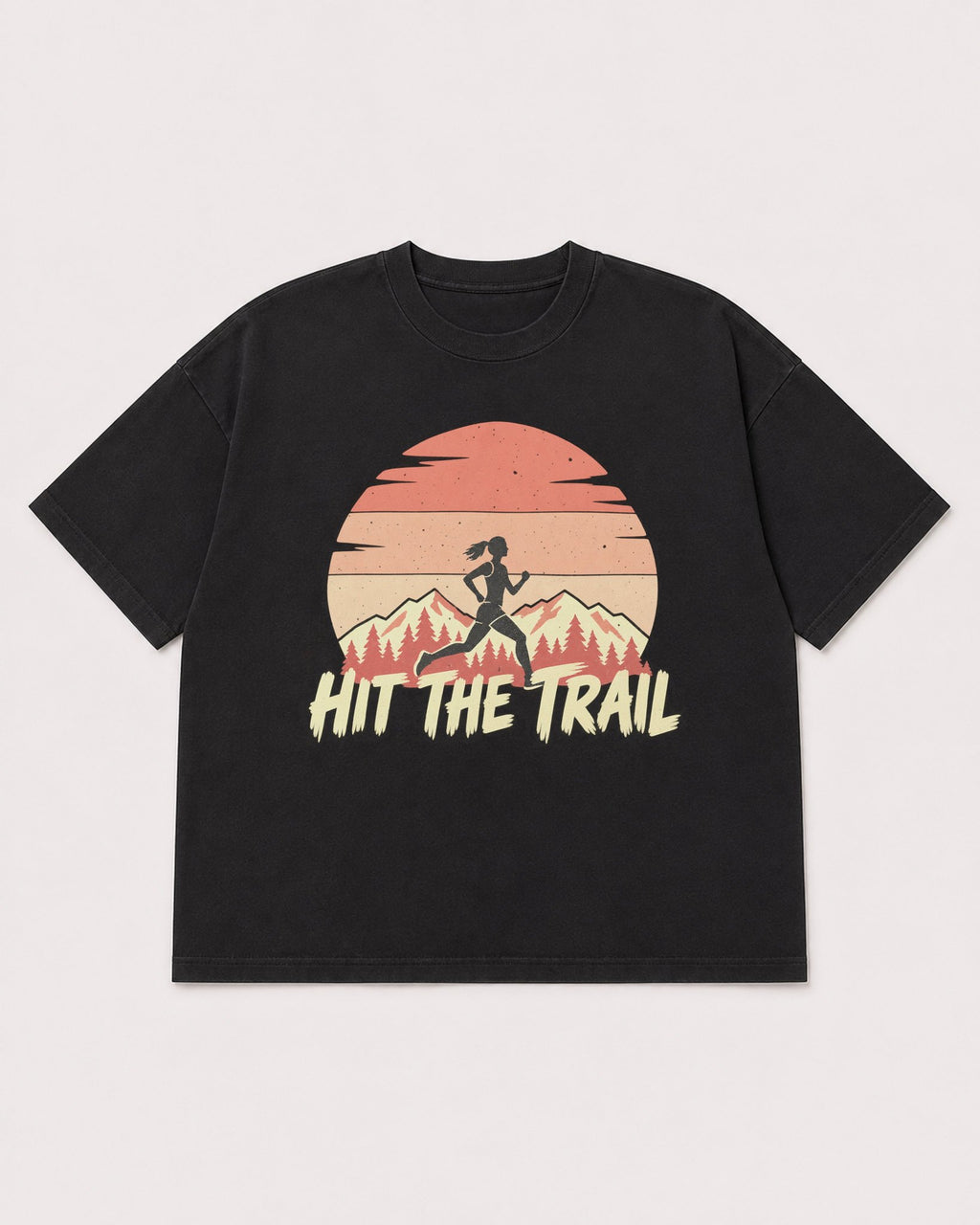 Mockup Boxy Heavyweight Tee Black product
