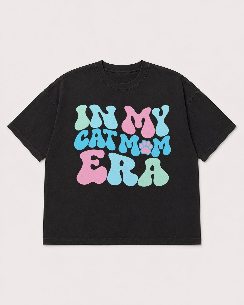 Mockup Boxy Heavyweight Tee Black product