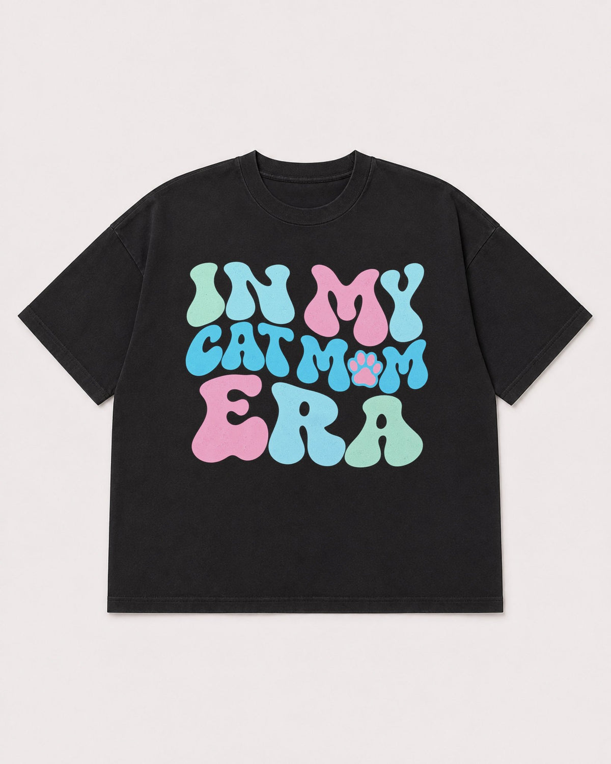 Mockup Boxy Heavyweight Tee Black product
