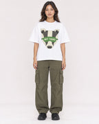 Mockup Boxy Heavyweight Tee White female full-body 02