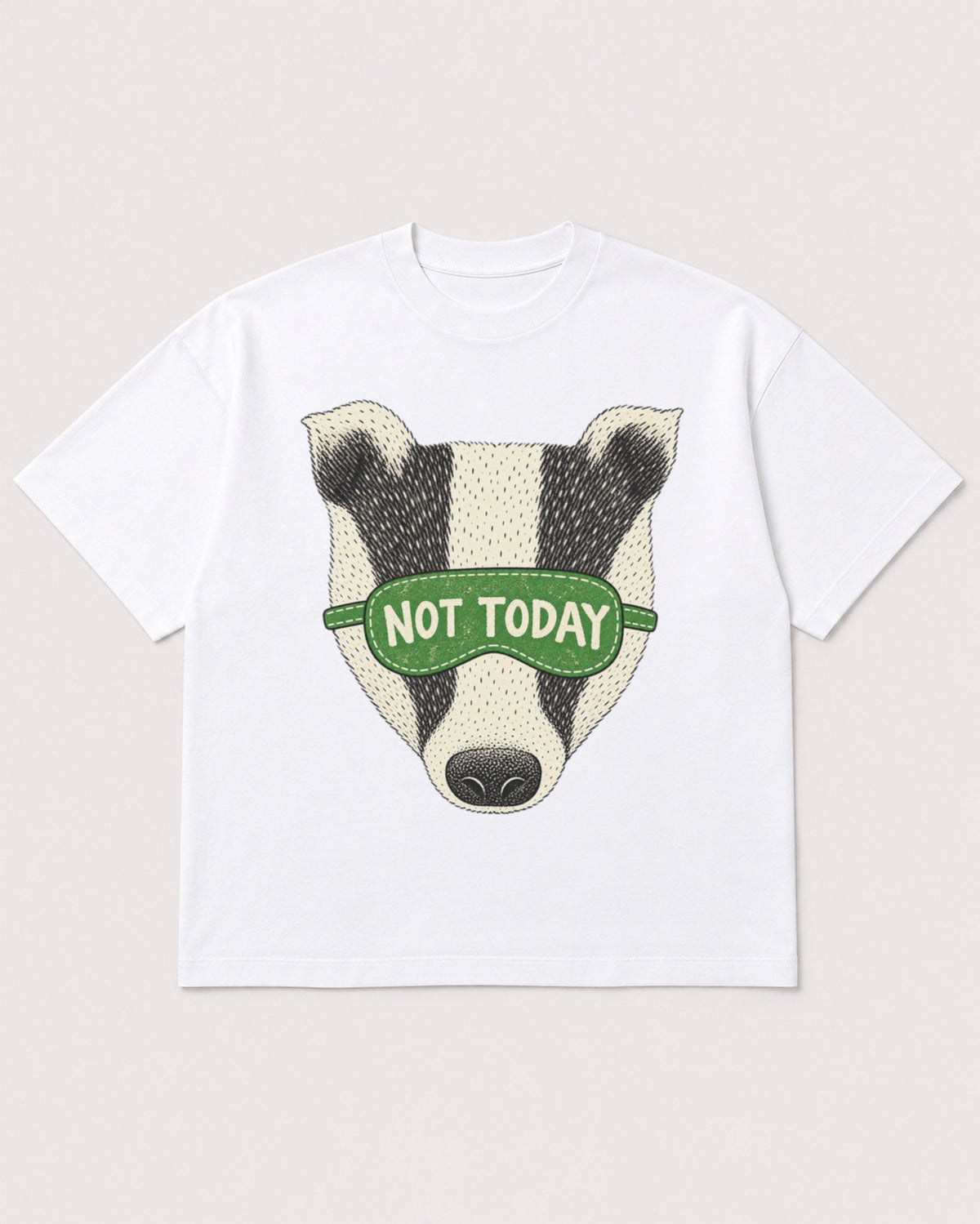 Mockup Boxy Heavyweight Tee White product