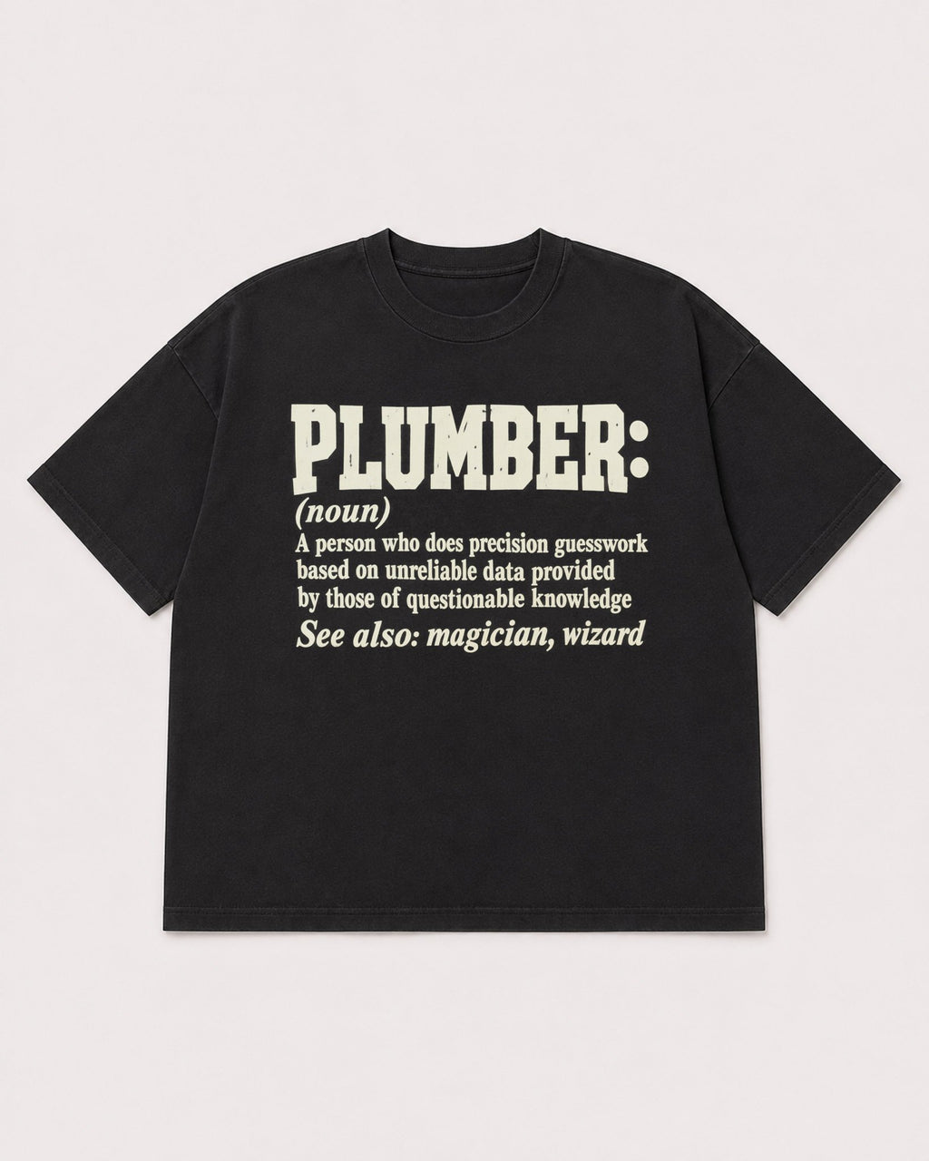 Mockup Boxy Heavyweight Tee Black product